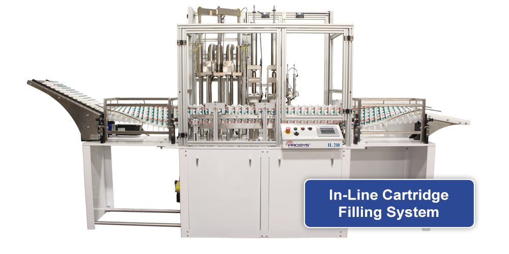High Speed Automatic Cartridge Filling ProSys InLine Cartridge Filling